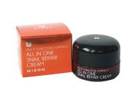 Крем для лица с экстрактом слизи улитки 91% Mizon All In One Snail Repair Cream мини, 15 мл