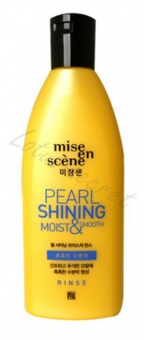 Кондиционер Mise en scene "Pearl Shining" Moisture увлажняющий для сухих, поврежденных, тонких и нормальных волос, 200 мл