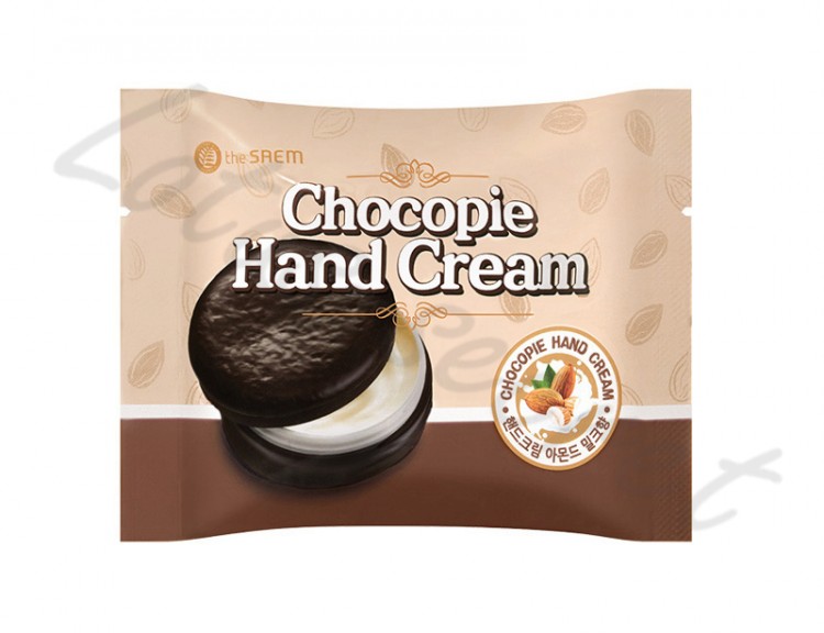 Крем для рук Чокопай "Миндальное молоко" The Saem Chocopie Hand Cream Almond Milk