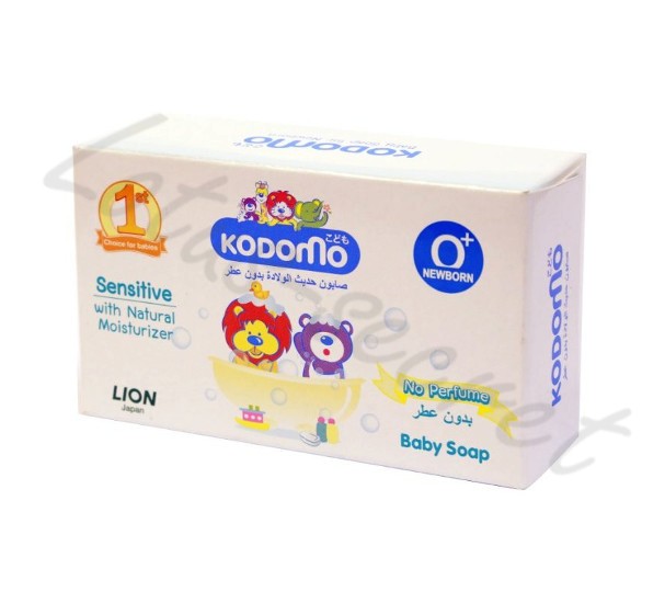 Мыло детское для новорожденных, для чувствительной кожи, без запаха Lion Kodomo Baby Soap For Newborn Sensitive 