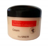 Крем коллагеновый с экстрактом баобаба The Saem Care Plus Baobab Collagen Cream