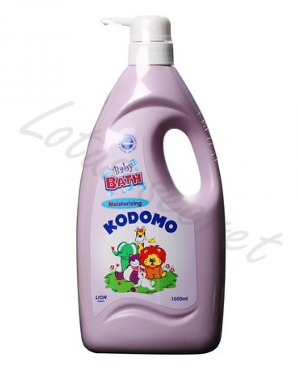 Пена для ванны детская увлажняющая Lion Kodomo Baby Bath Moisturizing, 1000 мл