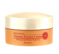 Ночной крем для лица омолаживающий витаминный Deoproce Vitamin Factory Cream