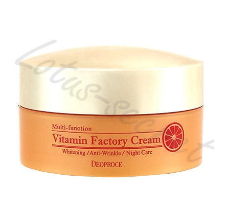 Ночной крем для лица омолаживающий витаминный Deoproce Vitamin Factory Cream