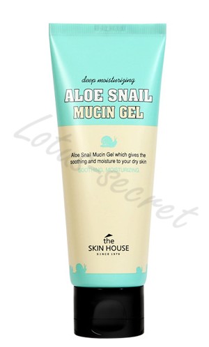 Гель для лица с экстрактом алоэ и улиточным муцином The Skin House Aloe Snail Mucin Gel