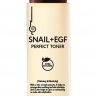 Тонер для лица с муцином улитки и EGF Secret Skin Snail+EGF Perfect Toner