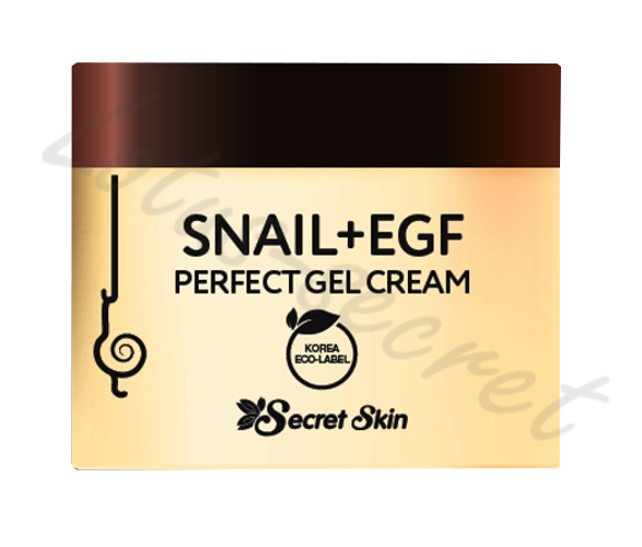 Крем-гель для лица с муцином улитки и EGF Secret Skin Snail+EGF Perfect Gel Cream