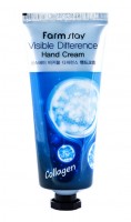 Крем для рук с коллагеном FarmStay Visible Differerce Hand Cream Collagen