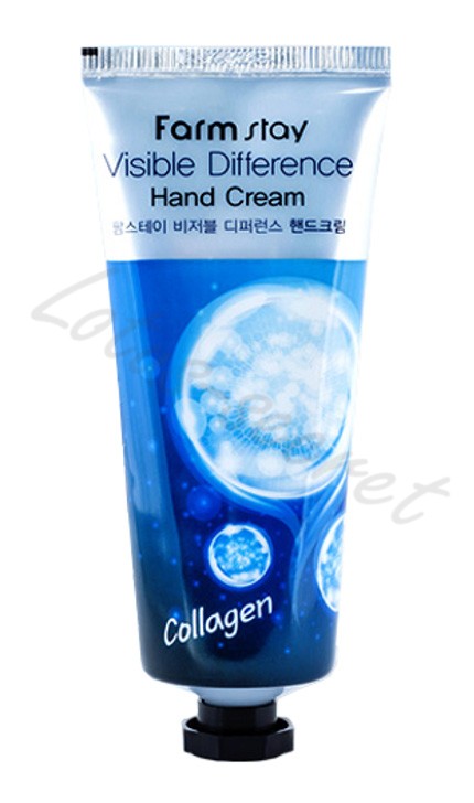 Крем для рук с коллагеном FarmStay Visible Differerce Hand Cream Collagen