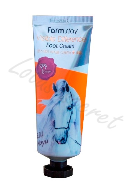 Крем для ног с лошадиным маслом Farmstay Jeju Mayu Foot Cream