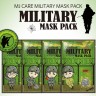 Маска для лица мужская Mijin MJ Care Military Mask Pack