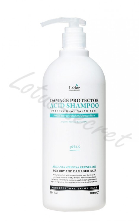 Шампунь для волос с аргановым маслом Lador Damaged Protector Acid Shampoo, 900 мл