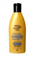 Шампунь Mise en scene "Pearl Shining" Moisture увлажняющий для сухих, поврежденных, тонких и нормальных волос, 180 мл