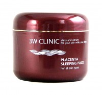 Ночная маска с экстрактом плаценты 3W Clinic Placenta Sleeping Pack