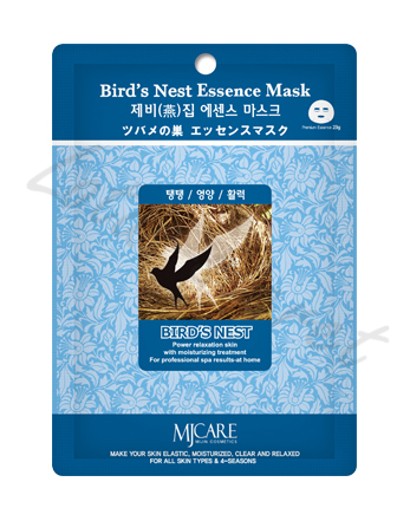 Маска тканевая с экстрактом ласточкиного гнезда MJ Care Bird`s Nest Essence Mask