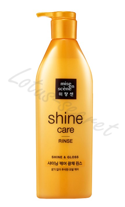 Кондиционер восстанавливающий для блеска волос Mise en scene Shine Care Rinse, 680 мл