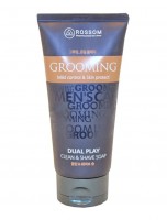 Очищающая пена 2в1 для умывания и бритья для мужчин Rossom Grooming Dual Play Clean & Shave Soap