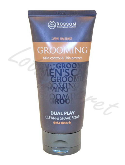 Очищающая пена 2в1 для умывания и бритья для мужчин Rossom Grooming Dual Play Clean & Shave Soap