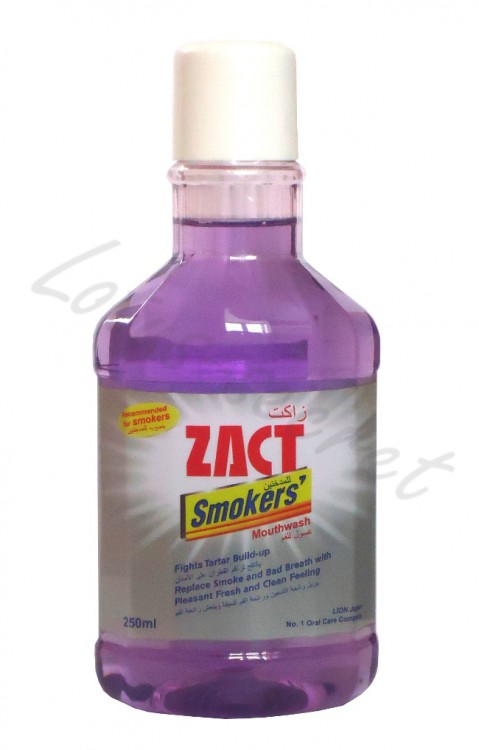 Ополаскиватель для полости рта для курящих Zact Smokers Lion, 250 мл