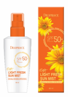 Мист для лица и тела солнцезащитный освежающий Deoproce Easy Light Fresh Sun Mist SPF50+