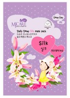 Маска тканевая с аминокислотами шелка MJ Care Daily Dewy Silk mask pack