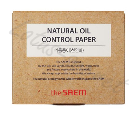 Матирующие салфетки для лица The Saem Natural Oil Control Paper