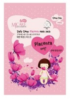 Маска тканевая с плацентой MJ Care Daily Dewy Placenta mask pack