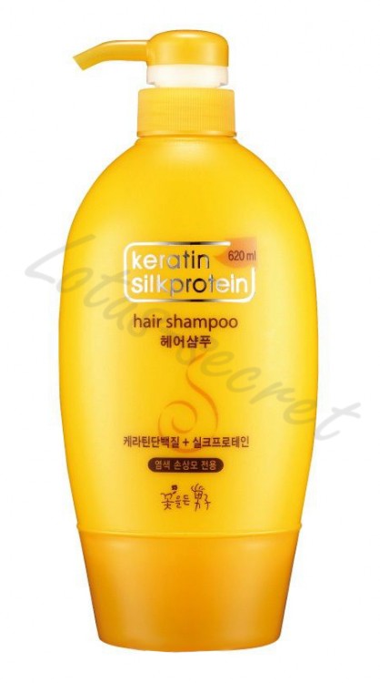 Шампунь для окрашенных и поврежденных волос Keratin Somang, 620 мл, срок годности до 30.10.22 